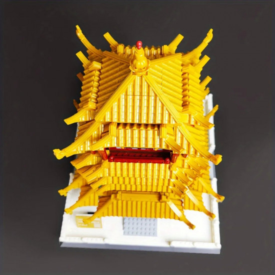 architecture china yellow crane tower bricks toys 6214