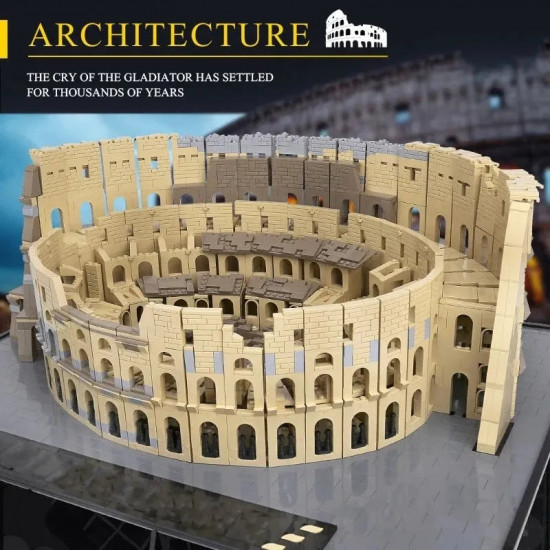 architecture creator expert moc rome colosseum bricks toys