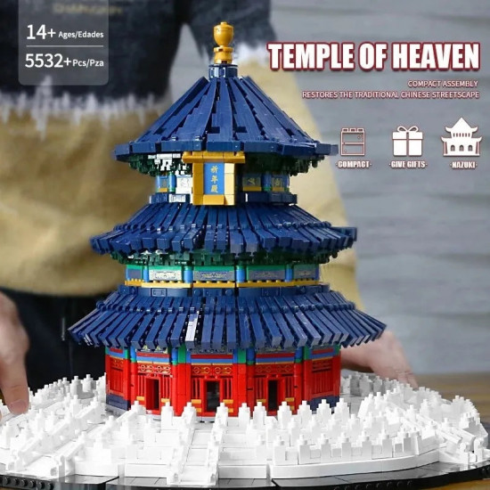 architecture creator expert moc temple of heaven bricks toys