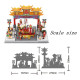 architecture expert famous china town street view bricks toy