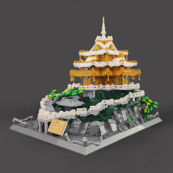 architecture famous china laojun mountain bricks toy