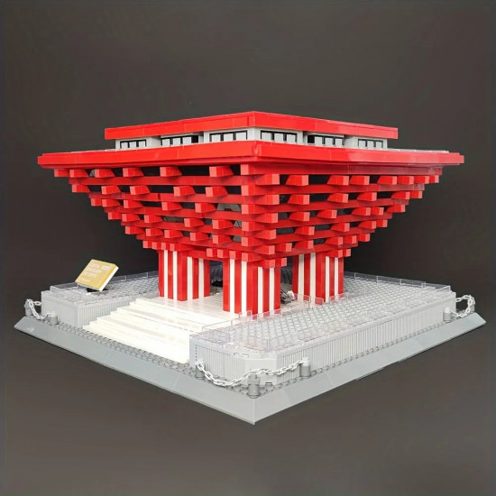 architecture famous china pavilion at expo bricks toy 7210