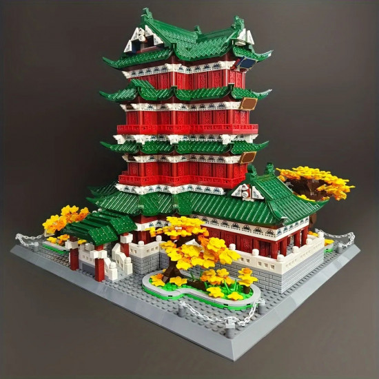 architecture famous pavilion of prince teng bricks toy