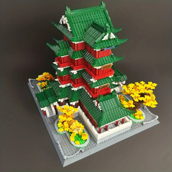 architecture famous pavilion of prince teng bricks toy