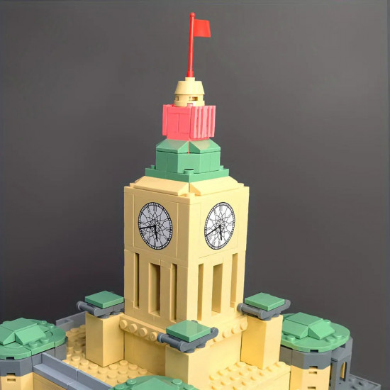 architecture famous shanghai customs house bricks toy