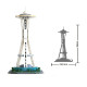 architecture moc 5238 seattle space needle bricks toy