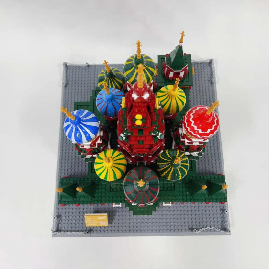 architecture moc famous saint basil's cathedral bricks toys