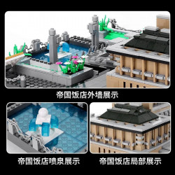 architecture moc famous tokyo hotel kids bricks toys 5226