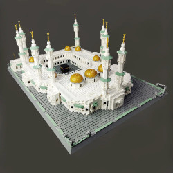 architecture moc great mecca grand mosque bricks toy