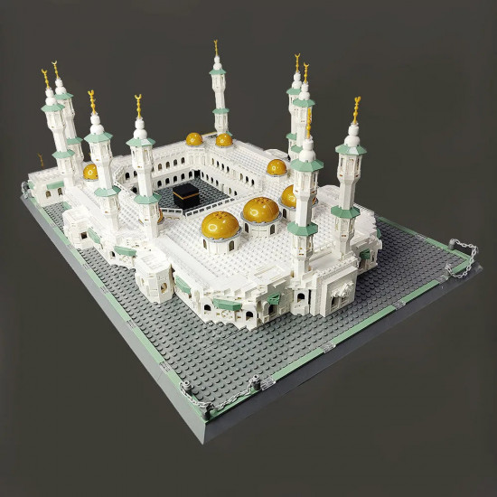 architecture moc great mecca grand mosque bricks toy