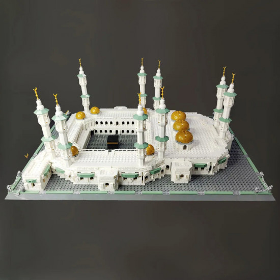 architecture moc great mecca grand mosque bricks toy