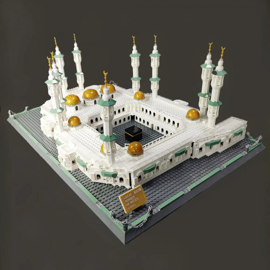 architecture moc great mecca grand mosque bricks toy