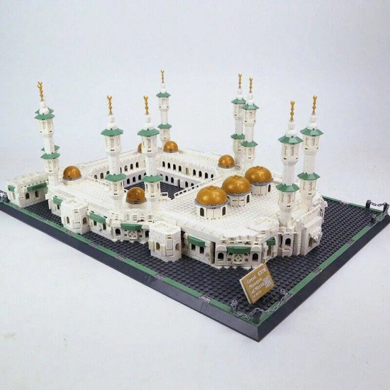 architecture moc great mecca grand mosque bricks toy