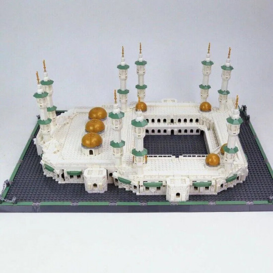 architecture moc great mecca grand mosque bricks toy