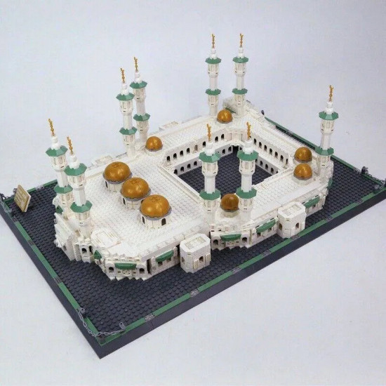 architecture moc great mecca grand mosque bricks toy