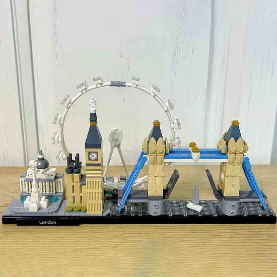 architecture moc london skyline bricks toy