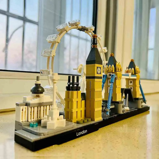 architecture moc london skyline bricks toy