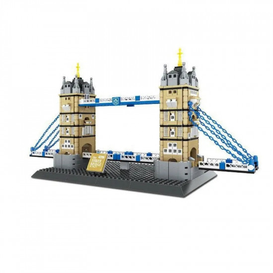 architecture moc london tower bridge bricks toy