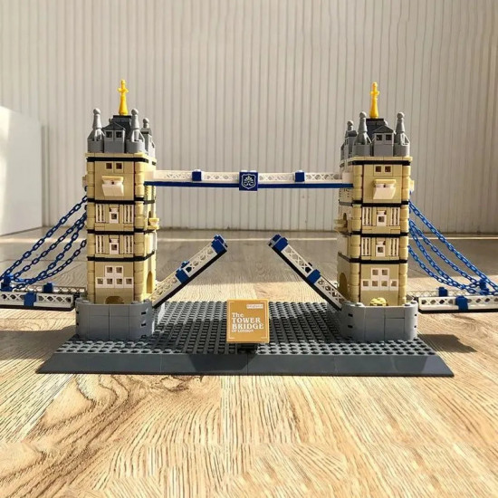 architecture moc london tower bridge bricks toy