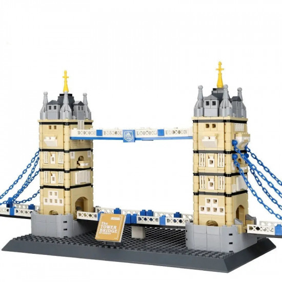 architecture moc london tower bridge bricks toy