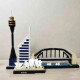 architecture moc sydney skyline bricks toy