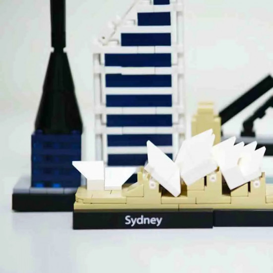 architecture moc sydney skyline bricks toy