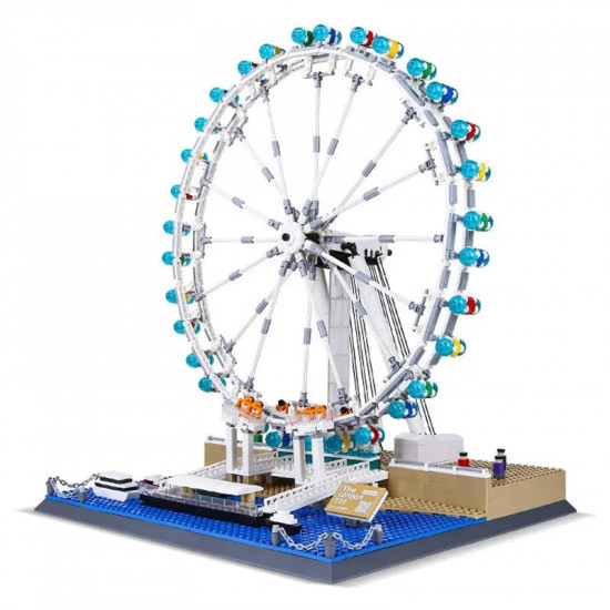 architecture moc the london eye wheel bricks toys