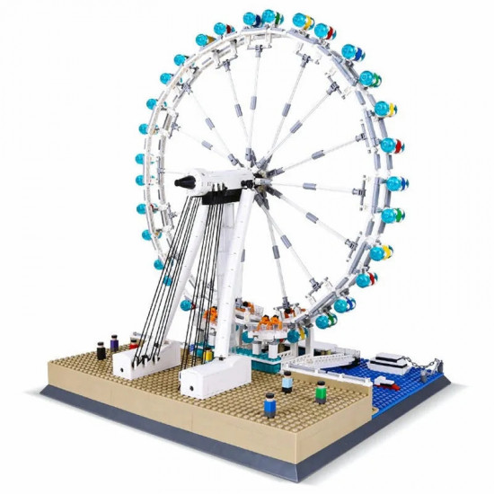 architecture moc the london eye wheel bricks toys