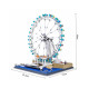 architecture moc the london eye wheel bricks toys