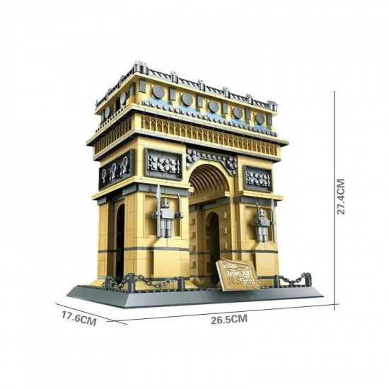 architecture paris arc de triomphe bricks toys