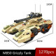 army moc military m850 grizzly tank bricks toy