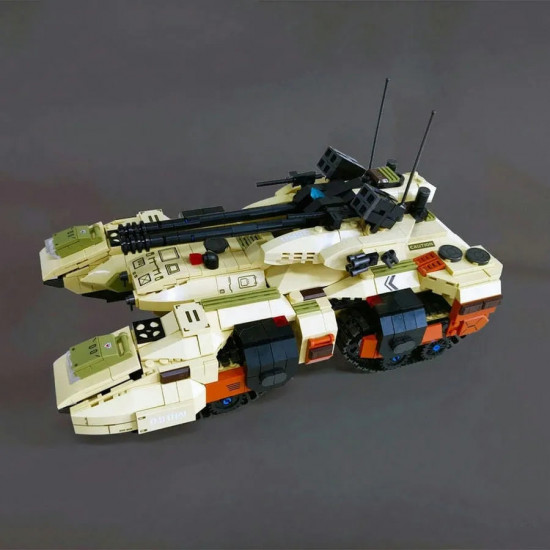 army moc military m850 grizzly tank bricks toy