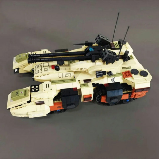 army moc military m850 grizzly tank bricks toy