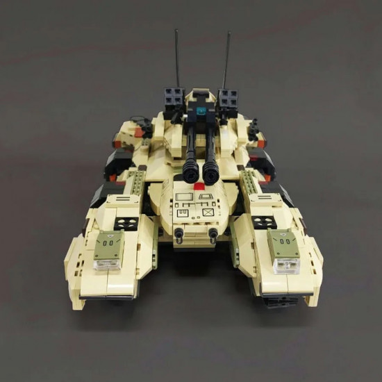 army moc military m850 grizzly tank bricks toy