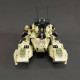 army moc military m850 grizzly tank bricks toy