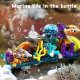 art creative moc drift bottle ship bricks toy