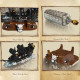 art moc black pearl drifting bottle ship bricks toy