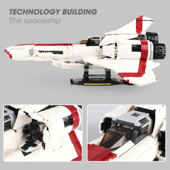 battlestar galactica colonial viper mkii bricks toy moc 9424