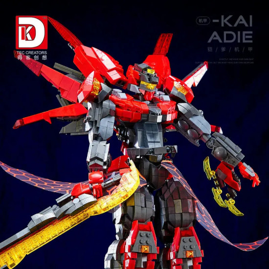 building block idea expert moc kaiadie mecha bricks toy