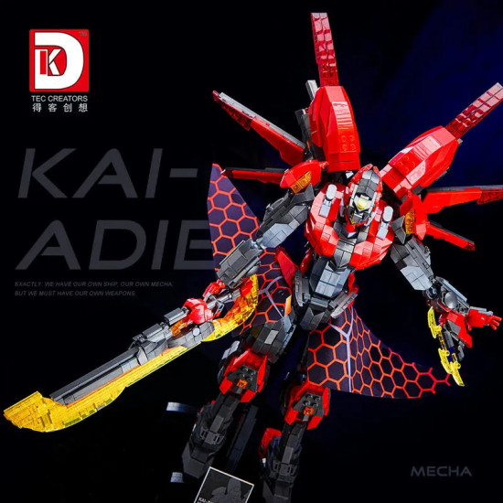 building block idea expert moc kaiadie mecha bricks toy