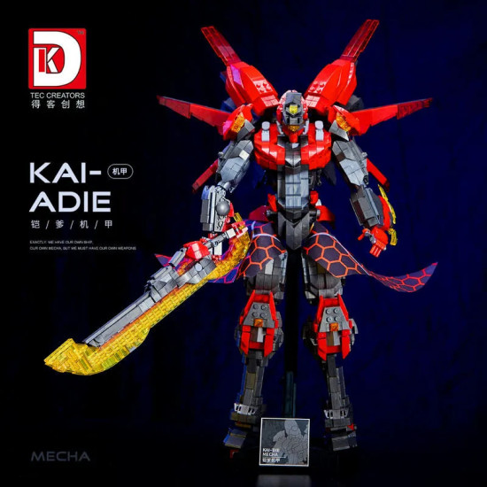 building block idea expert moc kaiadie mecha bricks toy