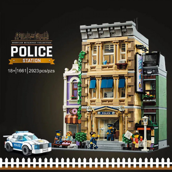 building block moc creator expert police station bricks toy