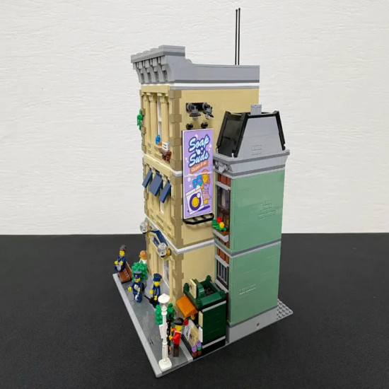 building block moc creator expert police station bricks toy