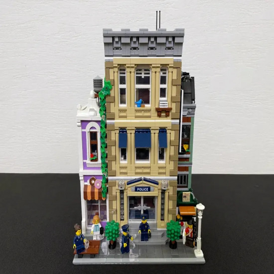 building block moc creator expert police station bricks toy