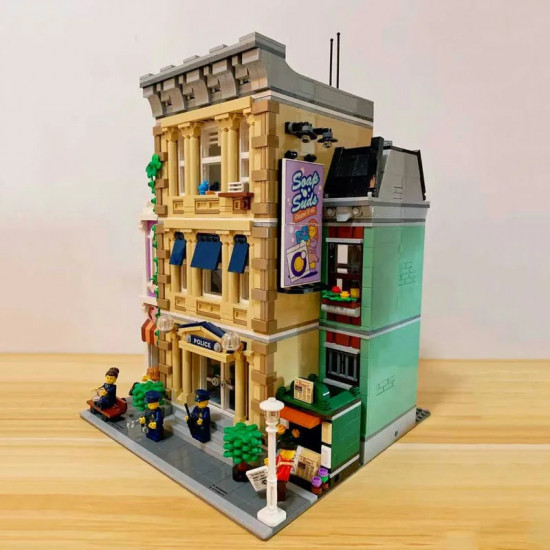 building block moc creator expert police station bricks toy